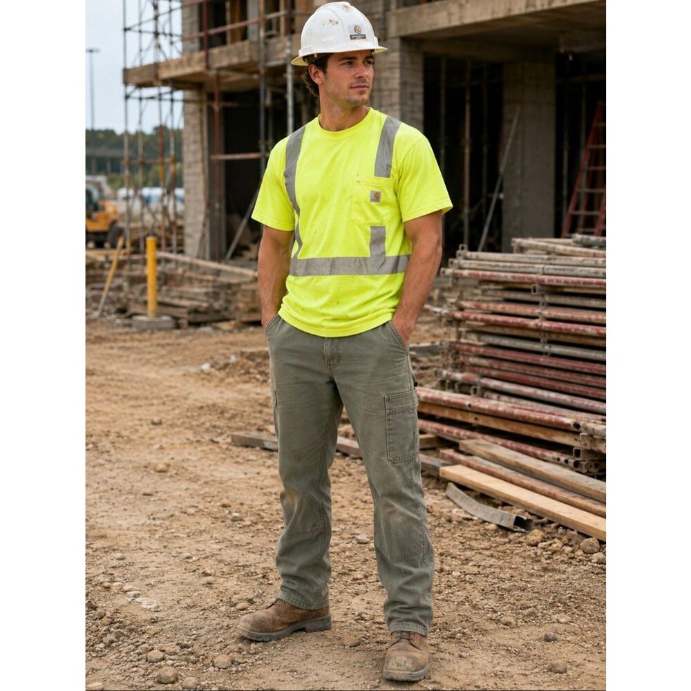 Carhartt FR Flame Resistant Pants (Lot Of 2)  42x 30 Hunter green 2112 Cat2 ATPV